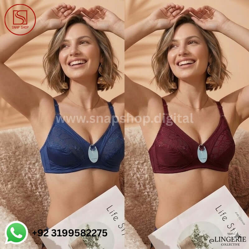 Elegant Lace Comfort Bra | 4-Piece Set | ابھی خریدیں — Rs.1,300 کی بچت |