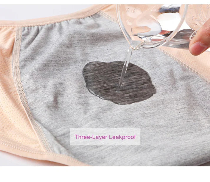Seamless Anti-Leakage Menstrual Period, 100% Leak-Proof Panties