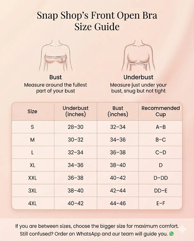 Front Open Comfort Bra – Natural Lift & Daily Support