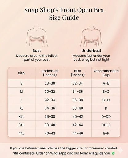 Front Open Comfort Bra – Natural Lift & Daily Support