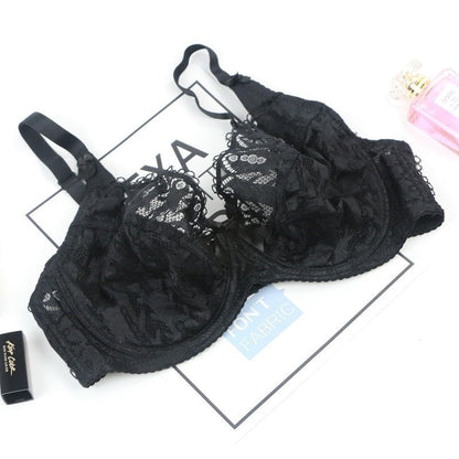 Tee Shimmer Mesh Lace-Up Unlined Demi Bra