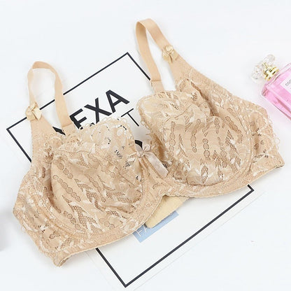 Tee Shimmer Mesh Lace-Up Unlined Demi Bra