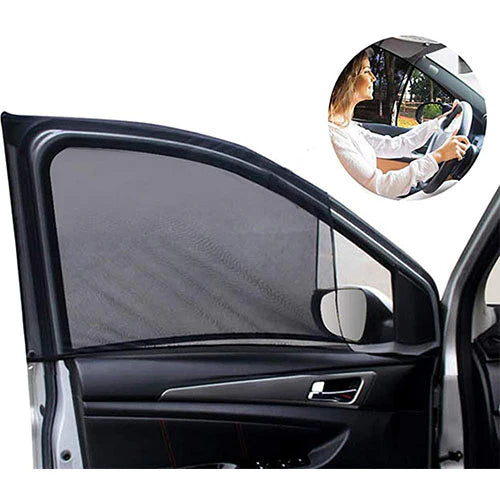 4-Pack Black Universal Car Side Window Sun Shades