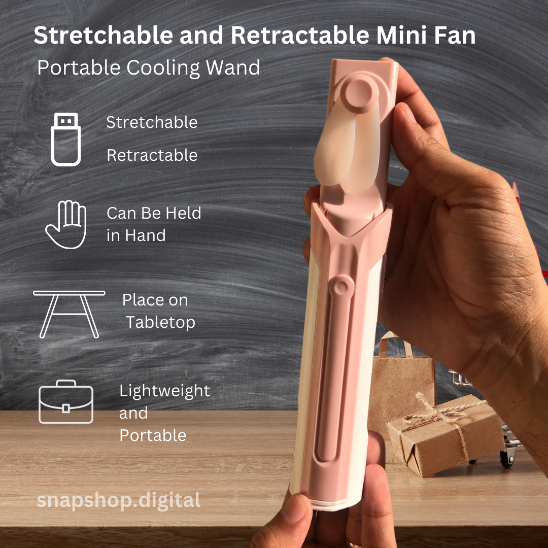 2 in 1 Stretchable Mini Fan