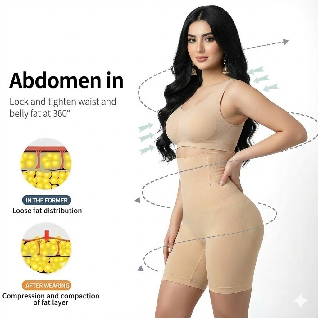 Seamless Lower Body Slimming High Waist Body Shaper