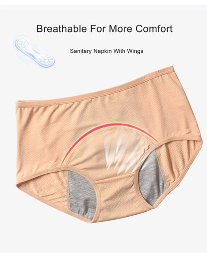 Seamless Anti-Leakage Menstrual Period, 100% Leak-Proof Panties