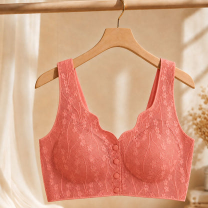 LaceEase Front Open Comfort Bra