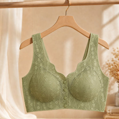 LaceEase Front Open Comfort Bra