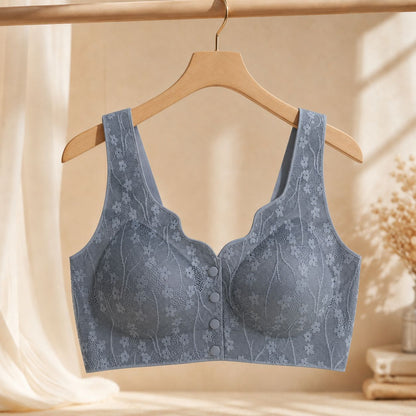 LaceEase Front Open Comfort Bra