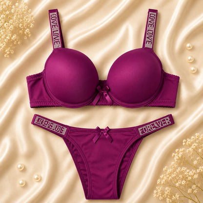 Luxe Love Rhinestone Bra & Panty Set