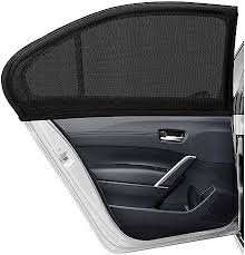 4-Pack Black Universal Car Side Window Sun Shades